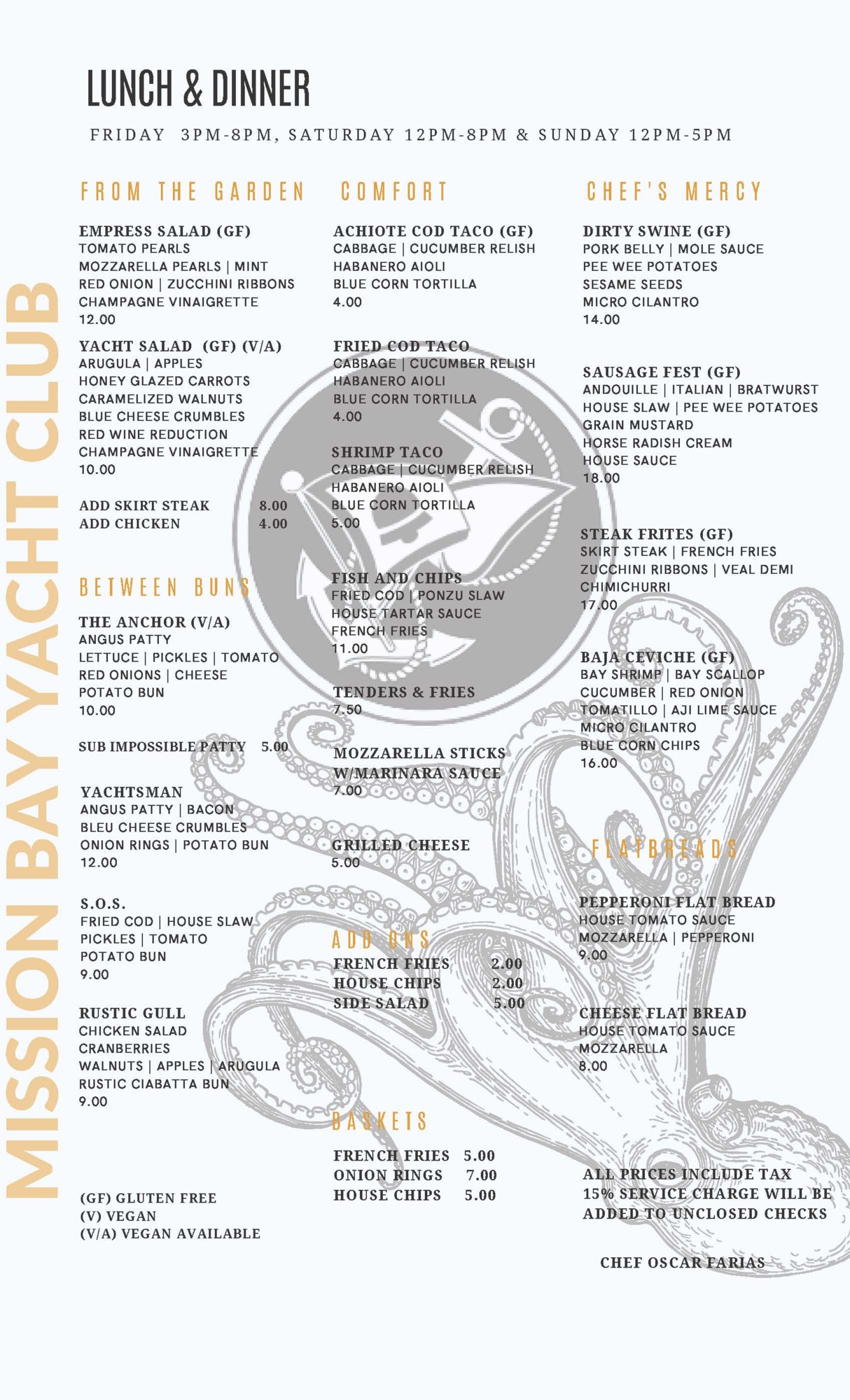 mission bay yacht club menu